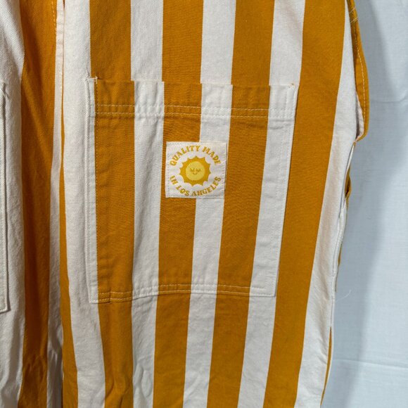 Big Bud Press Original Overalls in Yellow Stripe Size XXL - Picture 9 of 9
